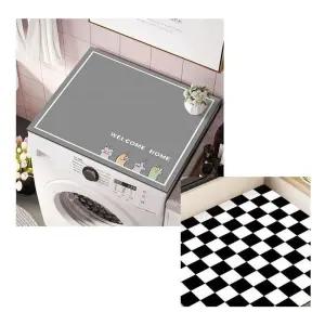 세탁실 세탁기 방수덮개 건조기 덮개 커버 논슬립