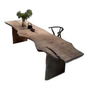 우드슬랩 나무 인테리어 테이블 통원목 원목 대형 카페