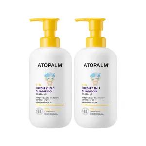 아토팜키즈 프레쉬 2in1 샴푸 460ml 2개