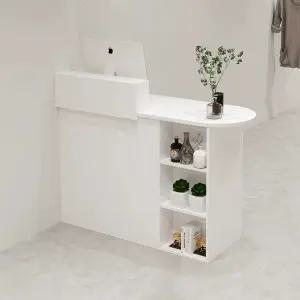 인포데스크 소형 카운터 계산대 미용실 식당 데스크