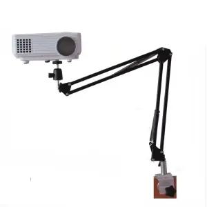빔프로젝터 거치대 틈새 각도조절 책상 선반 클립형 천장