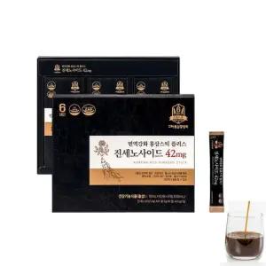 고려홍삼중앙회 면역강화 홍삼스틱 플러스 진세노사이드 42mg 30포 x 2박스
