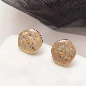 TBZ VIDS-SS1424 펄 눈꽃 골드귀걸이