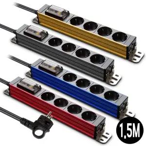 콘센트 멀티탭 고용량 누전차단 4구 (택1) 1.5M