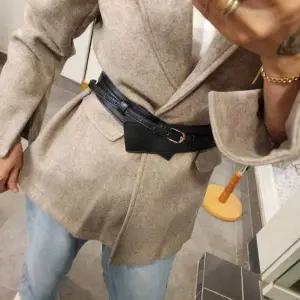 2in1 분리형 사선 가죽 벨트 코트 정장 띠 반바지 청바지 밸트 여성