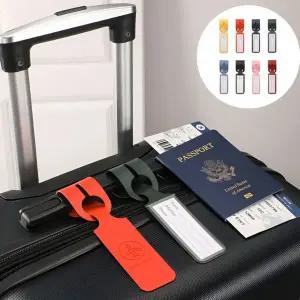 캐리어네임택 네임택 가죽 이름표 여행 골프 가방 명찰 러기지택