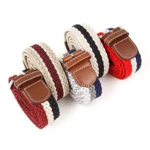 [오너클랜]BS 남녀공용 벨트 트리플 스판벨트 M1117019 배색 캐주얼벨트