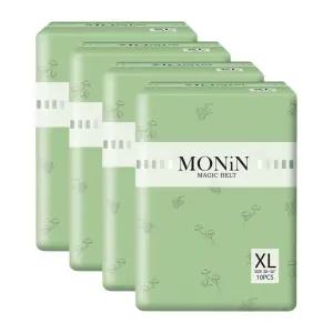 모닌 성인용기저귀 매직벨트 와이드 특대형, 10개입, 4팩