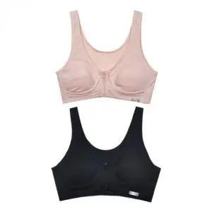 런닝 앞지퍼 모달 스포츠 브라 운동용 편안한 착용감