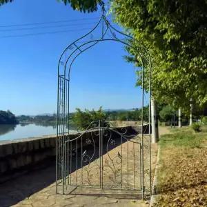 정원울타리 장미터널 게이트 철제 아치문 아치 야외