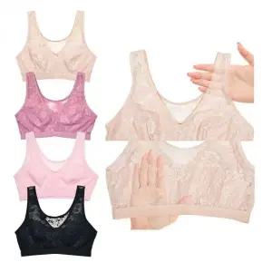 노와이어 인견 여름 망사 스포츠 브라 엄마 할머니용