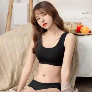 심리스 노와이어 풀컵 여성용 편안한 속옷 2컬러