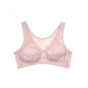 노와이어 프론트클로저 레이스 런닝형 여성속옷 브라 베이지