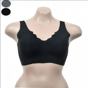 베이직한 노와이어 심리스 스포츠 브라탑 편안한 무봉제