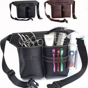 [골드스마일]가죽 미용사 공구 가방 웨이스트 도구 허리 가방 헤어 수납