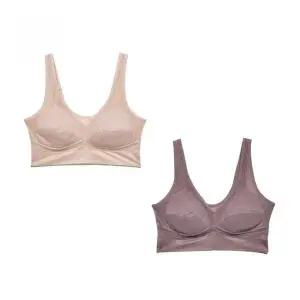 스포츠용 노와이어 노라인 런닝 브라 A컵 부직포 몰드형
