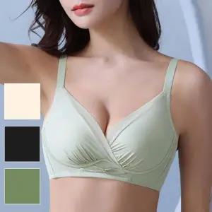 볼륨업 노와이어 심리스 브라 가슴모음 편안한 속옷