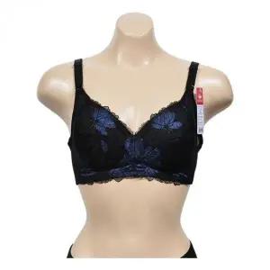 노와이어 B컵 풀커버 자수 브라 럭셔리 언더웨어