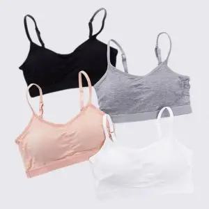 편안한 무봉제 스포츠 브라탑 조절 가능한 끈 크롭 브라렛