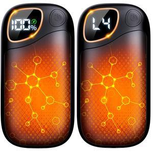 핸드 워머 충전식 - 20시간 보온 4단계 난방이 가능한 마그네틱 전기 2팩, 여성용 USB 재사용 휴대용 포켓 히터, 남성용, 레이노, 골프, 캠핑, 낚시, 볼 게임