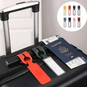 [콩심팥심]캐리어네임택 네임택 가죽 이름표 여행 골프 가방 명찰 러기지택