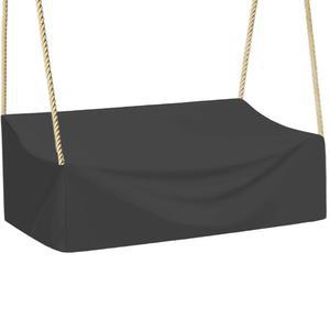 와이자일즈큐 행잉 포치 야외 215CM 호환 커버 가든 85인치 스윙 블랙 패브릭 의자용 방수 420D 파티오