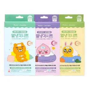 3개세트 (라이언어피치무 열냉각시트 카카오프렌즈