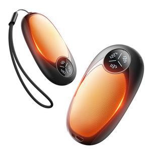 핸드 워머 충전식 2팩 전기 마그네틱, 24시간 길이의 부드러운 난방 포켓 히터 남성용 크리스마스 하이킹 골프 헌팅 스키 선물