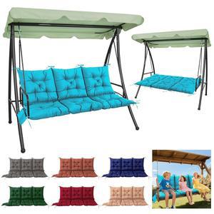 마탈데 3인승 현관 블루 3인용 가방 쿠션 보관 뒷마당 야외 두꺼운 가구용 그네 피콕 정원 파티오
