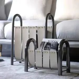 모던 잡지꽂이 리플렛 스타일 꽂이 수납 매거진랙 거실 책꽂이 전단지 A