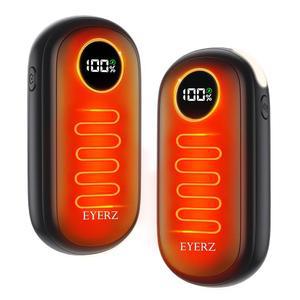 충전식 손난로, 양면 전기 LED 디스플레이 및 손전등, 4단계 빠른 난방, 크리스마스용 휴대용 헌팅 필수품, 캠핑, 남성, 여성용 선물