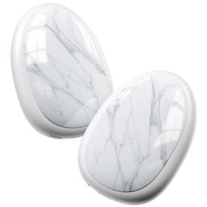 핸드 워머 충전식 2팩, AI 온도 조절 전기 워머, 돌 모양의 휴대용 포켓 히터, 크리스마스 사냥, 골프, 캠핑 블랙을 위한 훌륭한 선물