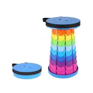 놀이동산 색상랜덤 접이식 의자 높이조절 캠핑 휴대용