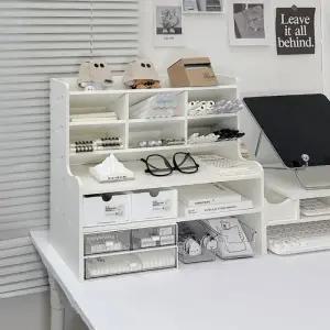 정리수납 데스크 미니 5단선반