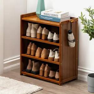 신발장(52x63cm) 오픈형 슈레스트 신발장 신발정리대 4단