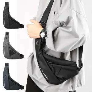 삼각 남성슬링백 여행 대학생 남성 크로스백 직장인