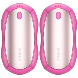 충전식 손난로, 전기 손난로 2팩, 스마트 칩이 포함된 긴 안전 열, 휴대용 포켓 히터, 크리스마스 선물, 골프, 캠핑, 사냥, 스타킹 스터퍼