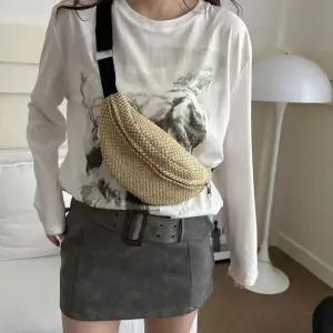 라탄 LM-0734 힙색 2color 메신저백 여행용 그물