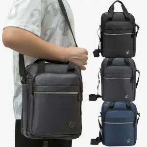 출퇴근가방 편리한가방 온나핏 캐주얼크로 손잡이가방 생활방수가방 가로지퍼크로스백