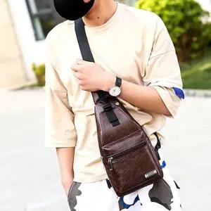 슬링백 스마트 가죽 카이스 메신저백