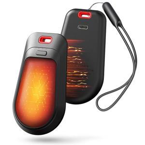 핸드 워머 충전식 2팩, 3가지 열 설정이 가능한 마그네틱 전기 USB 워머, 야외, 사냥, 골프, 캠핑을 위한 휴대용 포켓 히터