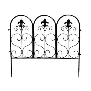 화단 울타리 철제 경계 난간 마당 가드닝 담장 중간 55x50cm 삼군콩그린 스탠
