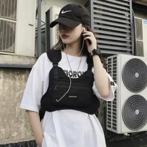 체스트백(블랙) 조끼가방 스포츠 스포츠가방 캐주얼 와일드 가슴