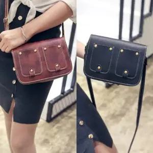 010 미니크로스백 미니크로스 LD 스타공항패션 학생크로스백 미니백 스퀘어투포켓 크