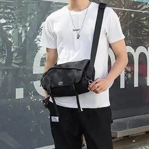 사선 크로스백 보관 간편한 포켓 남성용 숄더백 라인 소지품