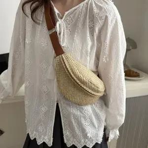 여행용 힙색 AM-0734 그물 라탄 2color 메신저백