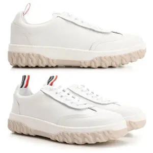 [톰브라운] 24SS 삼선탭 필드 스니커즈 화이트 MFD258A 05584 100