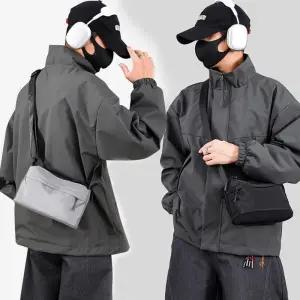 원단 크로스백 전면 방수 스트릿 미니멀 가방 캐주얼 포켓 남성 패션