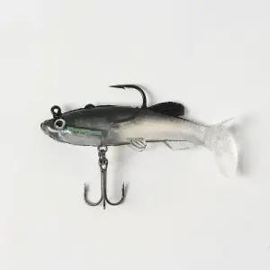 지그 쉐드웜 섀드웜 배스낚시 새드웜 루어 다크그레이 웨이트훅 갈치