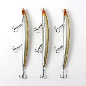 플로팅 삼치 롱샷 루어 빅베이트 미노우 농어루어 3p세트 미끼 농어낚시